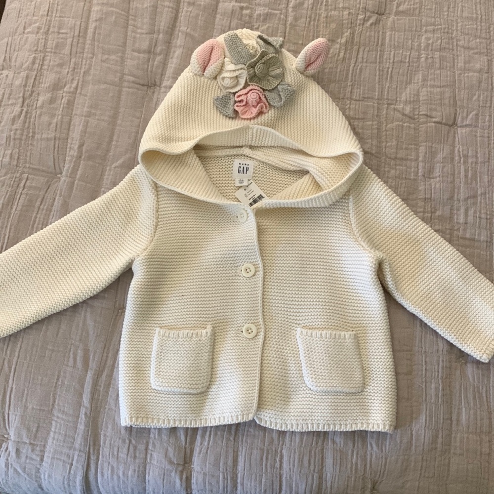 GAP Baby Unicorn Hood Sweater